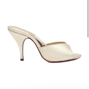 Pearl Re-Mix vintage Shoes 1950s inspired Spring-o-lator Mules